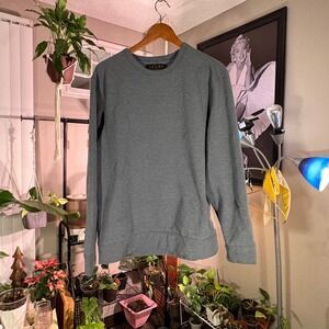Jachs New York Heathered Gray Crewneck Sweatshirt Pullover Size L